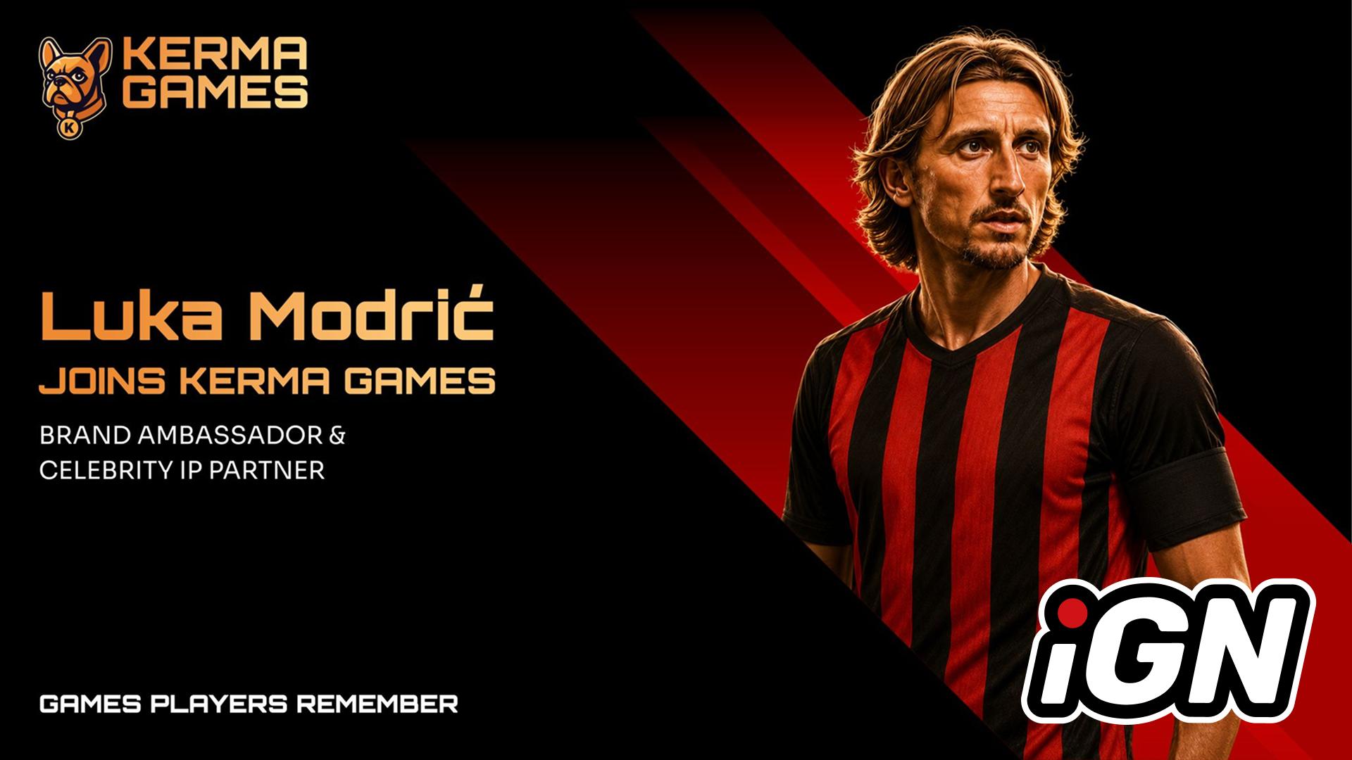 Kerma Games, Luka Modric'i Marka Elçisi Olarak Duyurdu