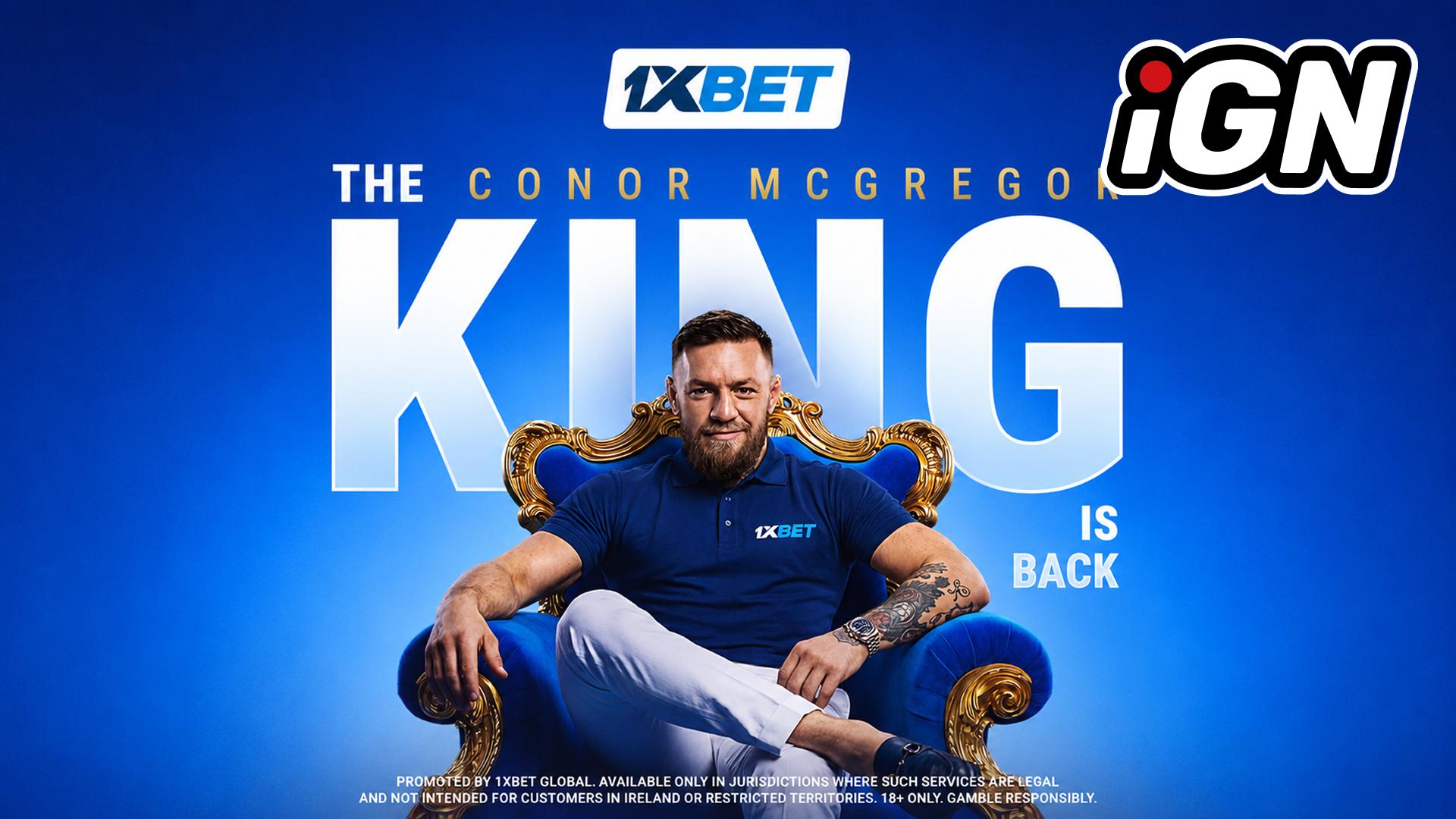 1xBet, Conor McGregor'ı Yeni Marka Elçisi Olarak Duyurdu