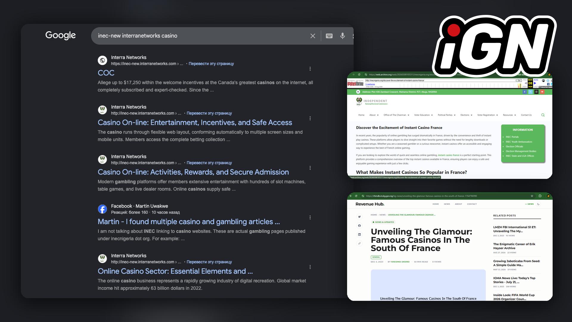 AI Expert Uncovers Casino Articles on Nigeria's INEC Website