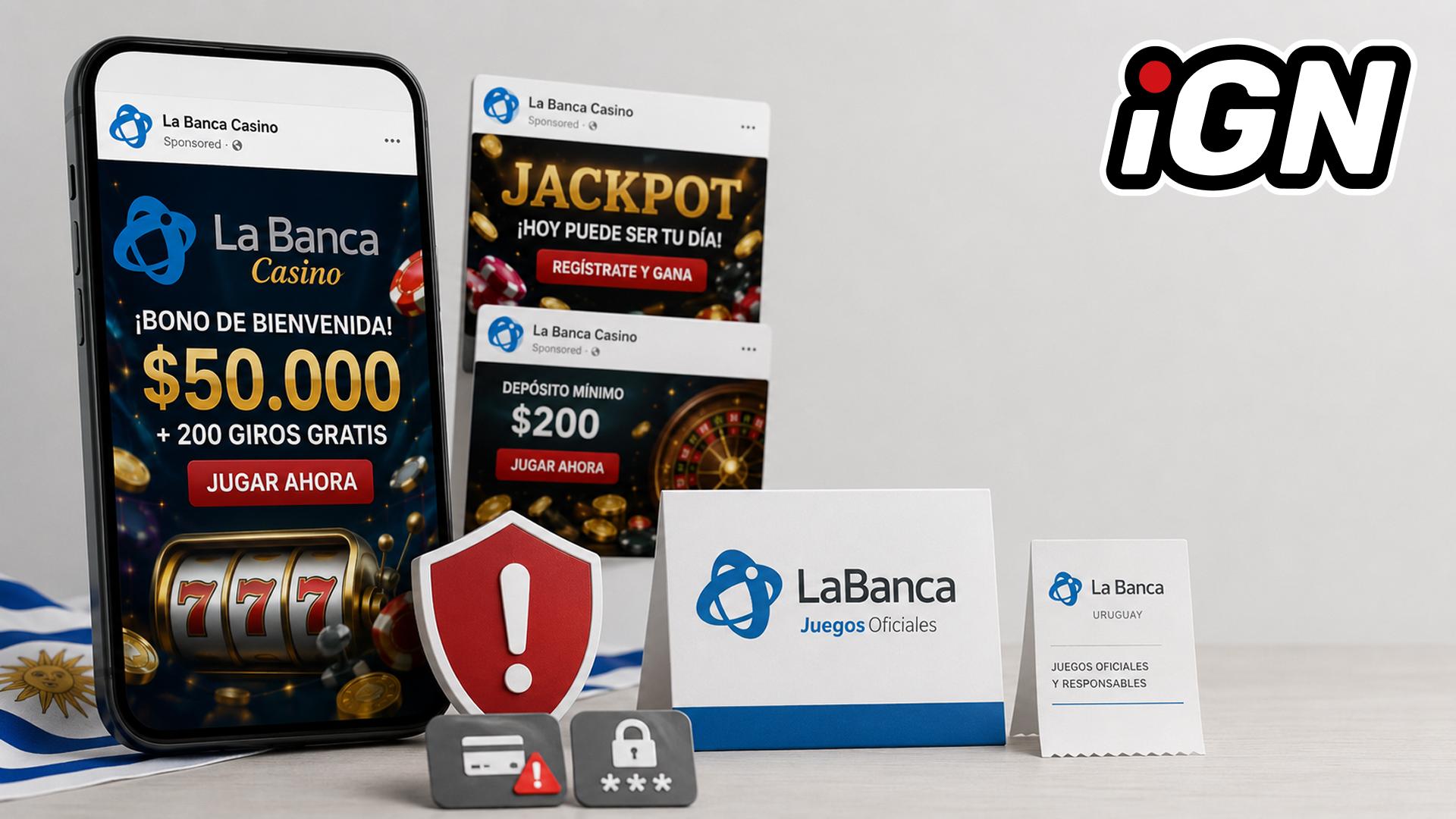 Uruguay's La Banca de Quinielas Warns of Fake Casino Scams