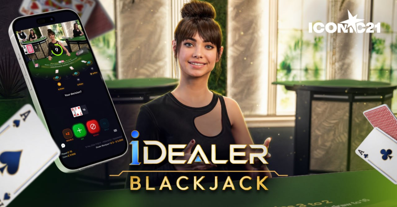 ICONIC21 Launches iDealer Blackjack with Live AI Dealer