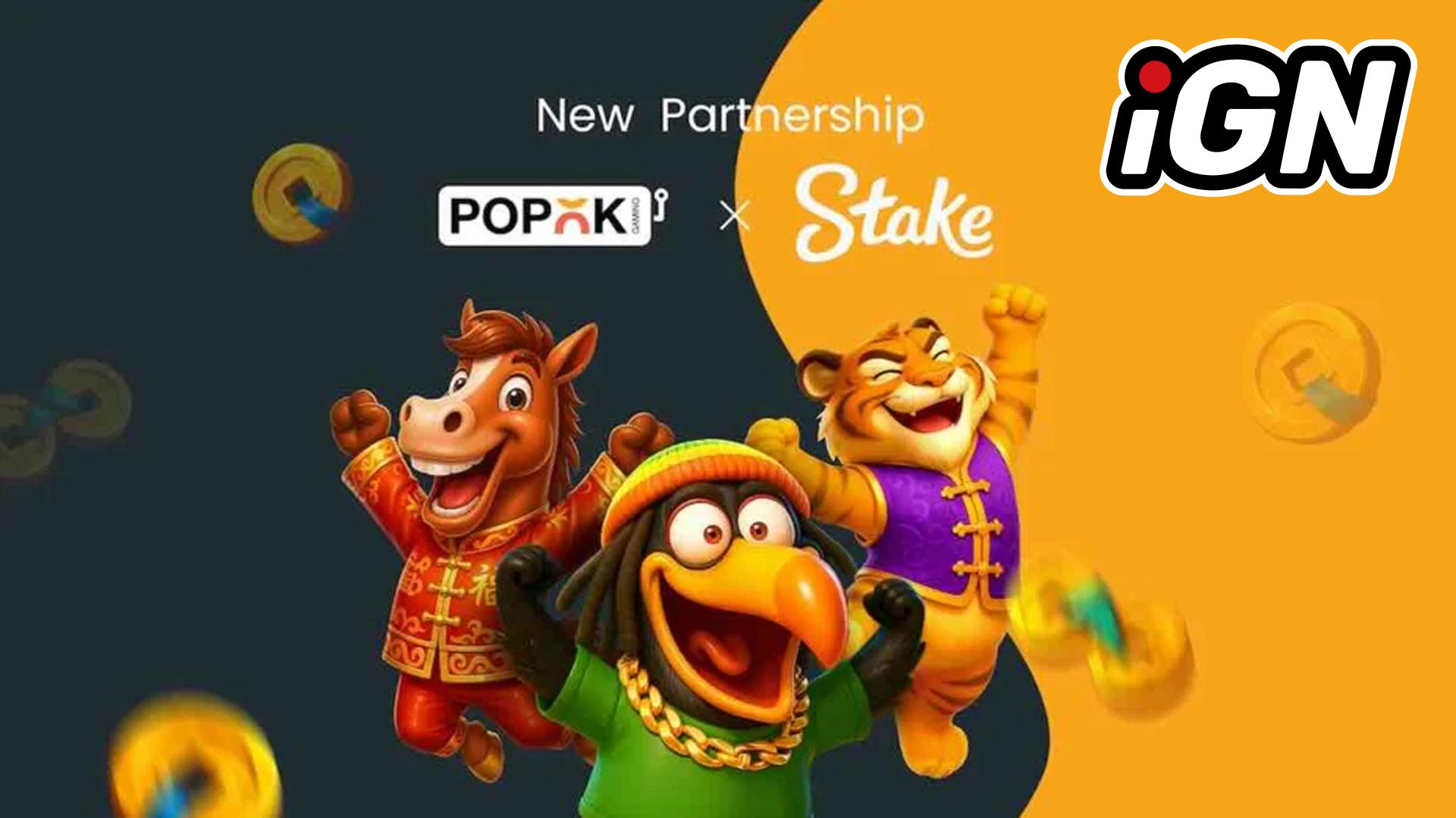 PopOK Gaming Интегрировался с Крипто Казино Stake
