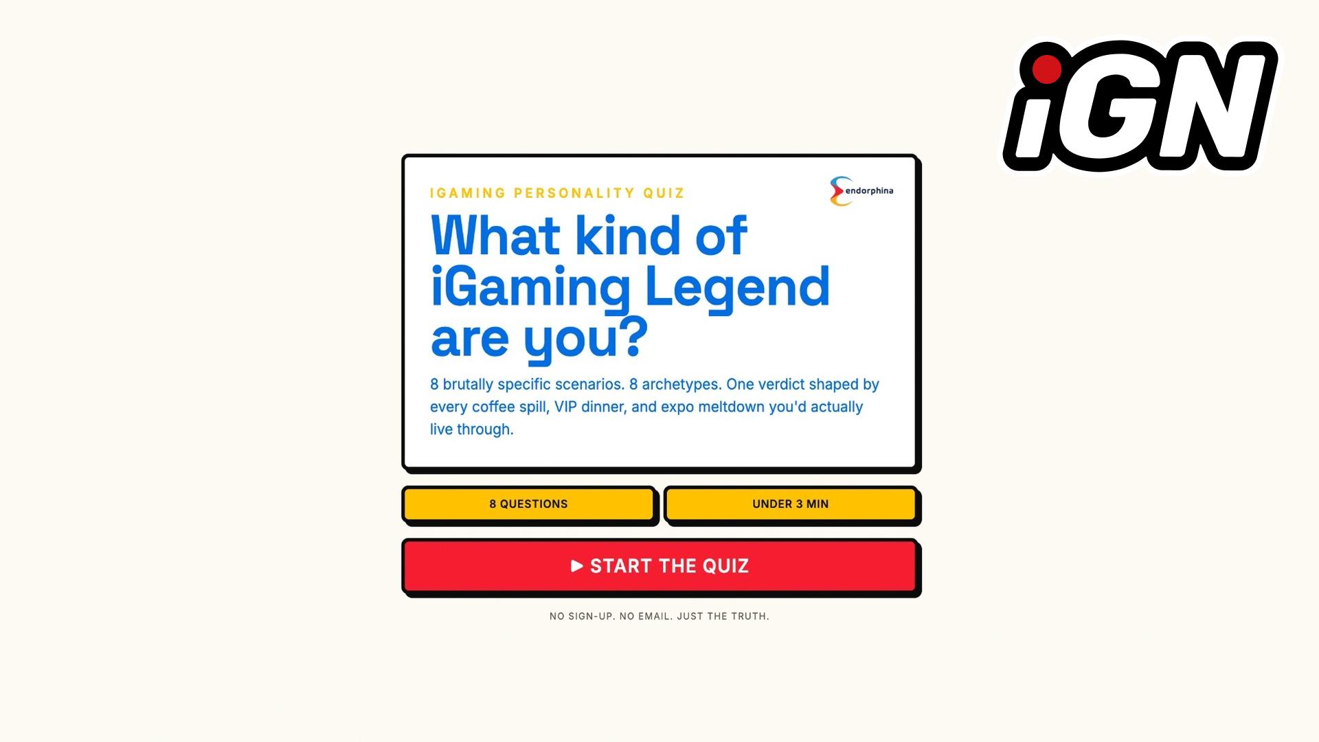Endorphina Launches iGaming Personality Quiz for Professionals