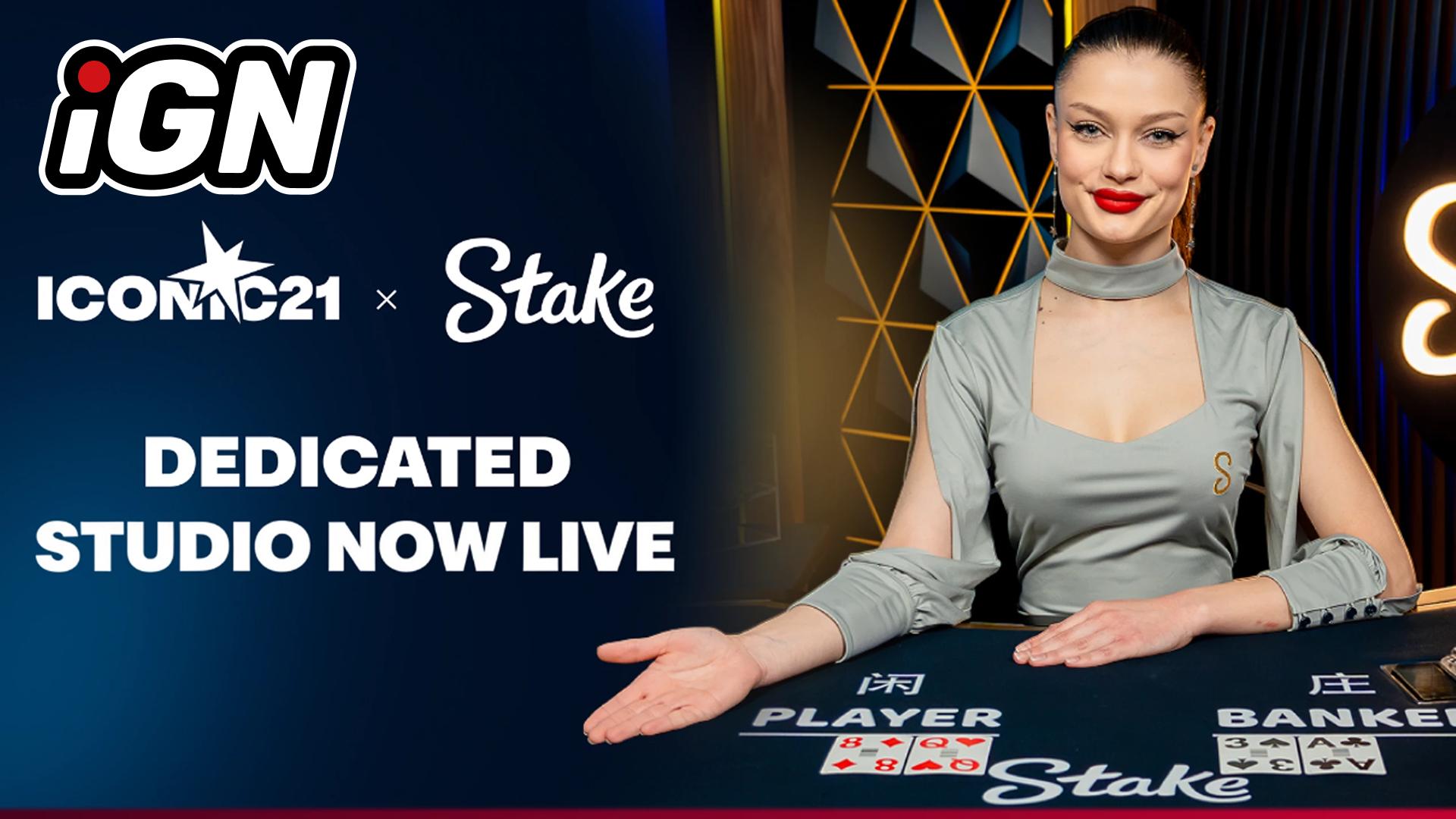 ICONIC21 Запустил Эксклюзивную Студию Live Казино для Stake