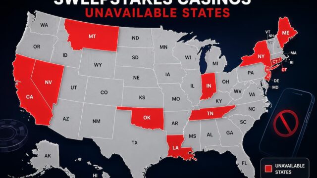 Tennessee, Louisiana ve Oklahoma'da Yeni Çekiliş Casino Yasakları