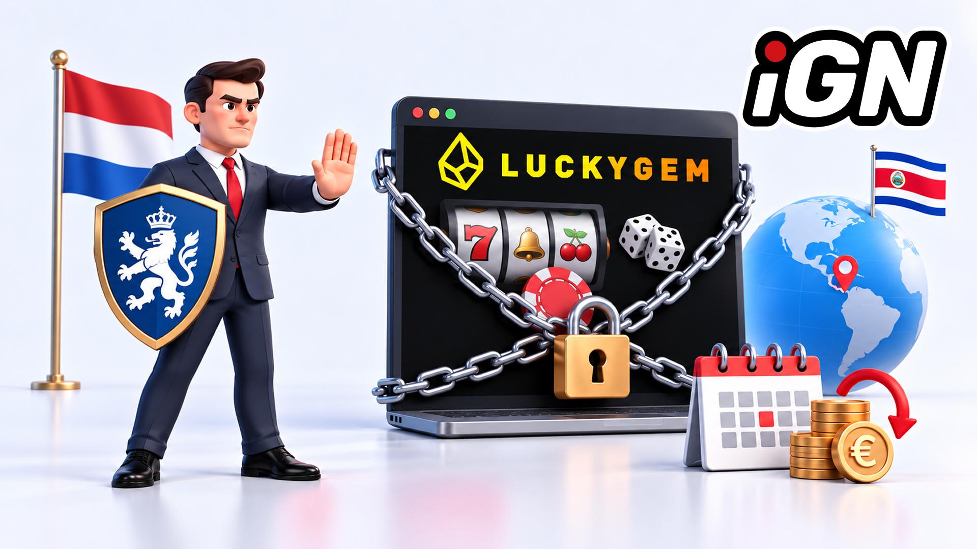 Hollanda Regülatörü Luckygem'i Lisanssız Çalışmayı Durdurmaya Zorladı
