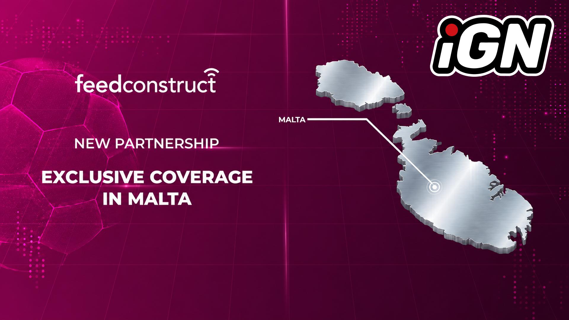 FeedConstruct, Malta Premier Ligi İçin Özel Haklar Aldı