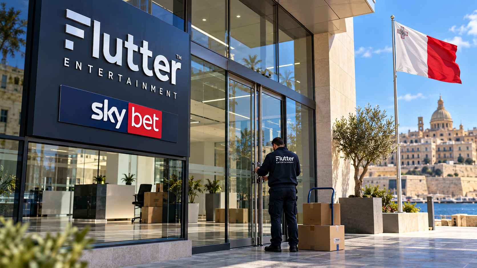 Flutter to Close Sky Bet Malta HQ, Consolidate Operations in Gibraltar