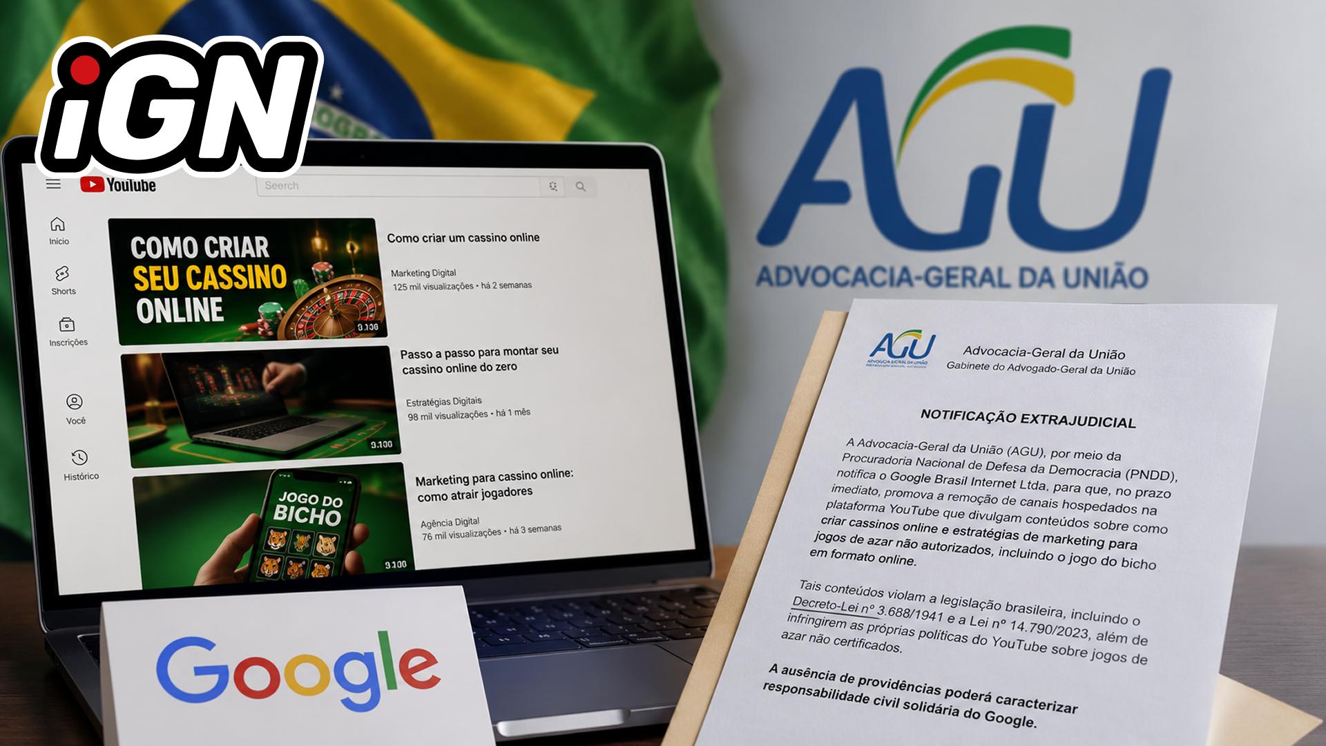 Brazil's AGU Demands Google Remove Illegal Casino Tutorials