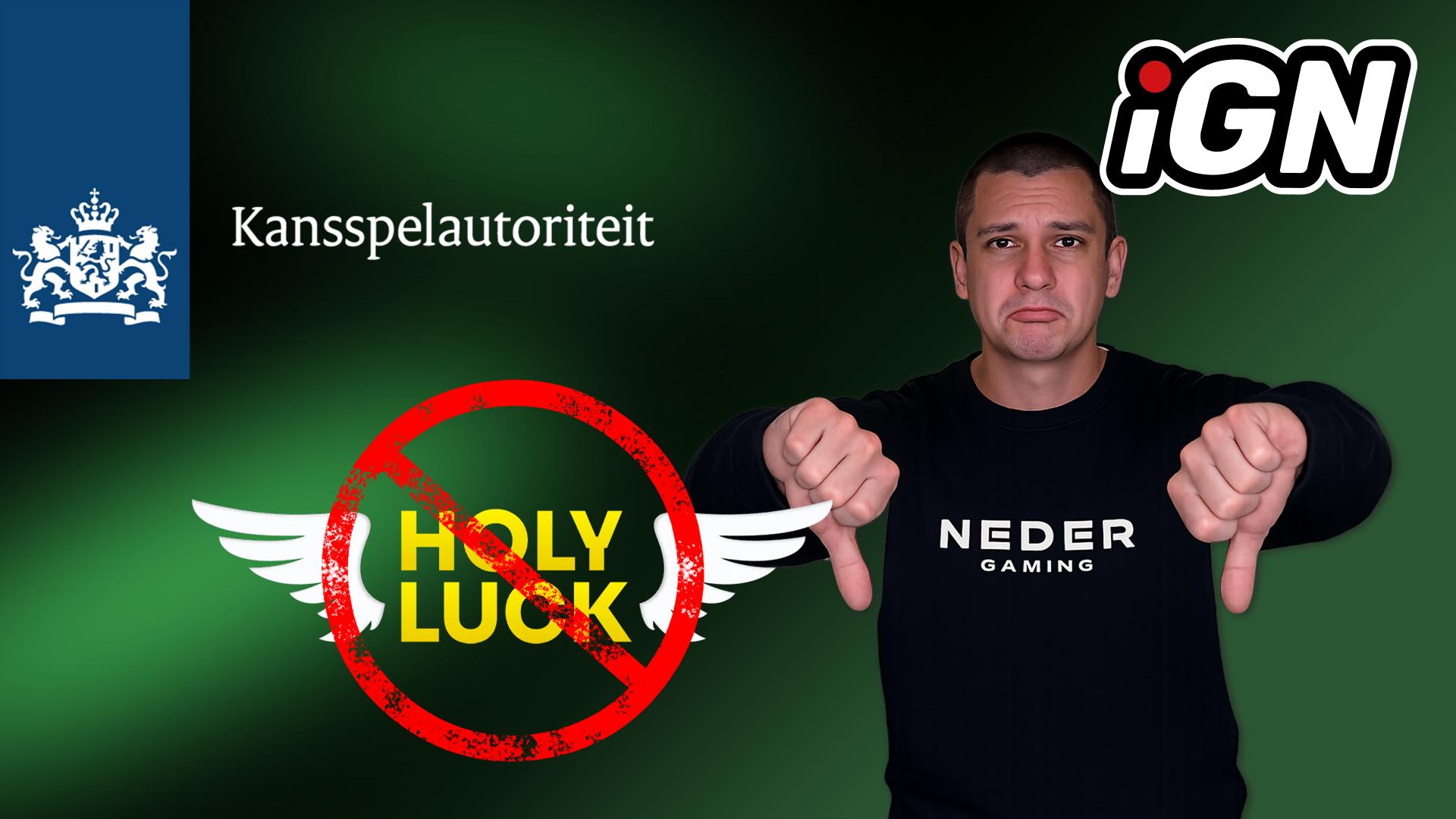 Регулятор Нидерландов обязывает Nedergaming прекратить продвижение HolyLuck