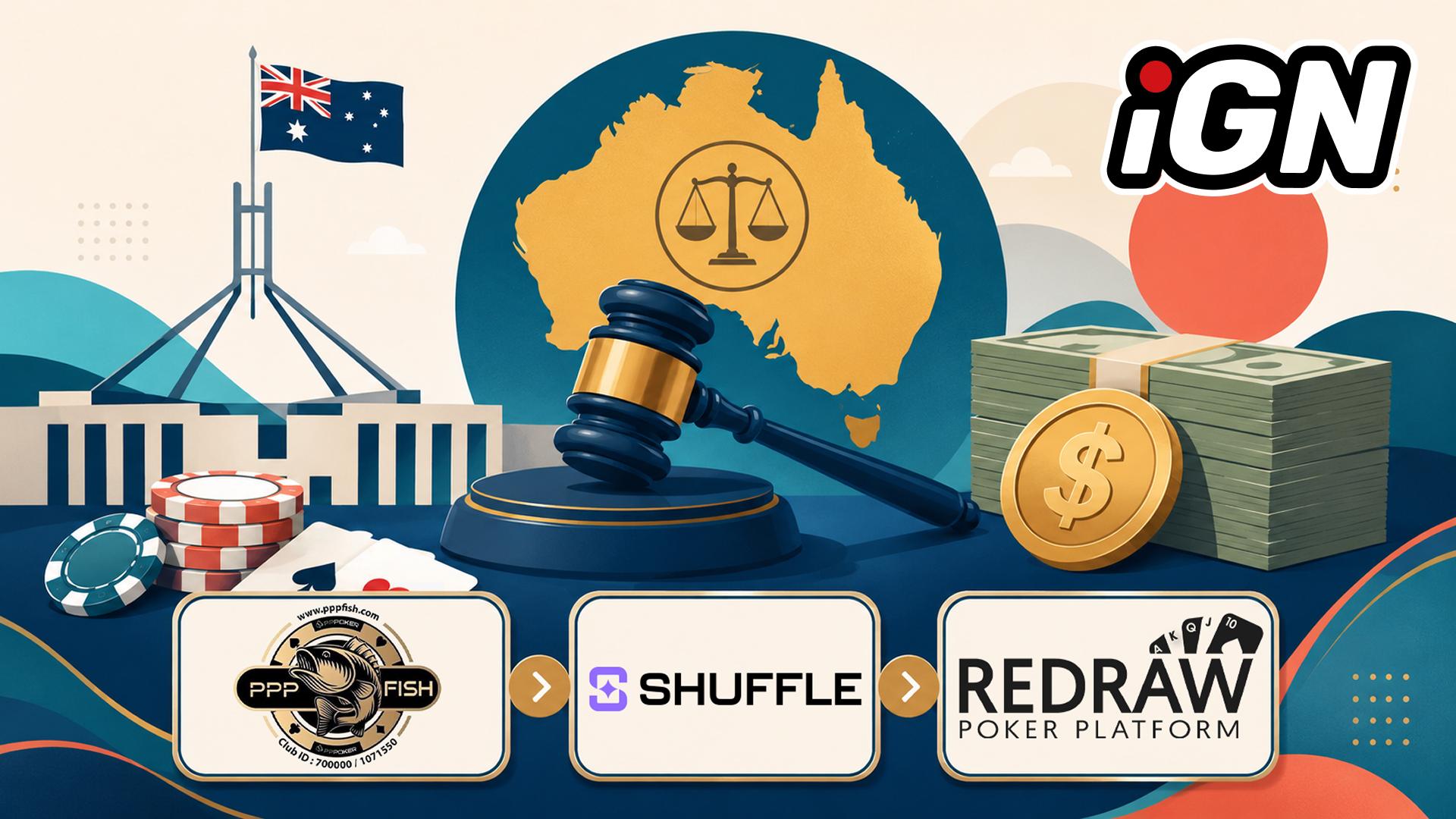 Australia Imposes $16.8 Million Fines on Illegal Poker Operators