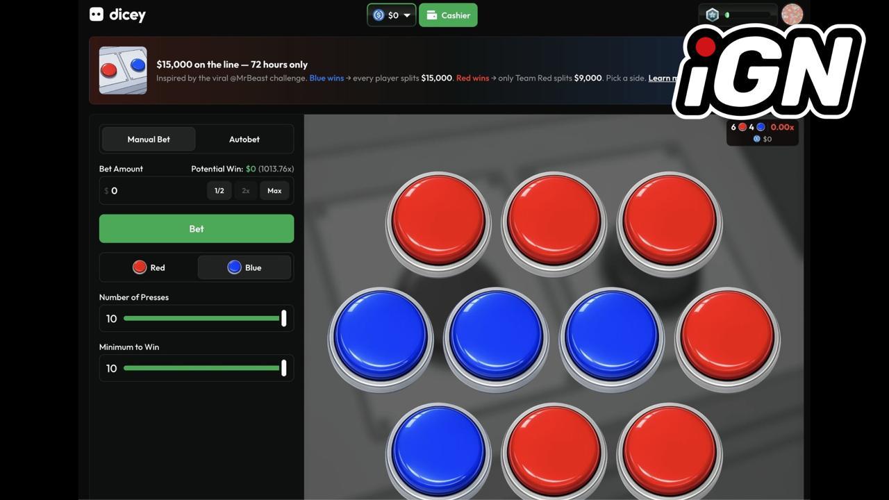 Dicey Запустило Режим Красный или Синий с Призовым Фондом $15K