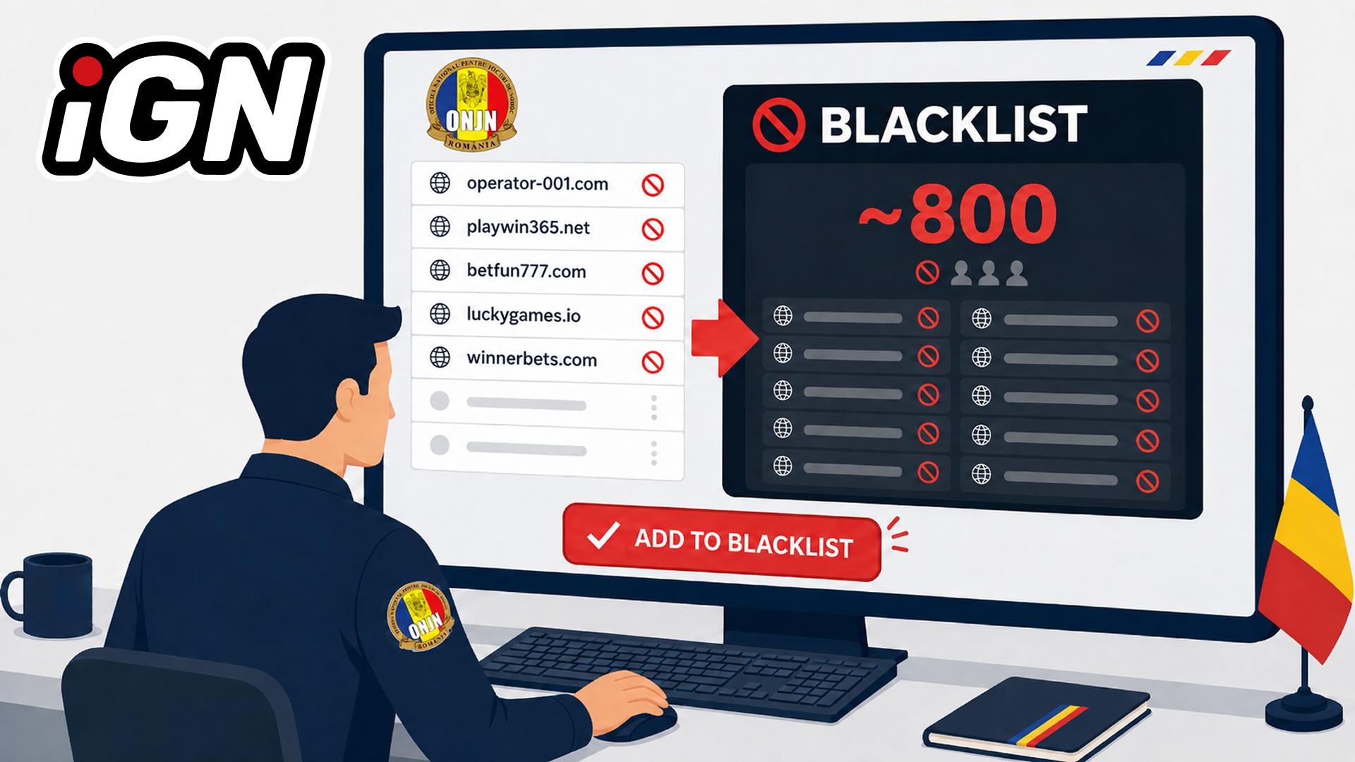 Romanya, 800 Lisanssız iGaming Sitesini Kara Listeye Aldı