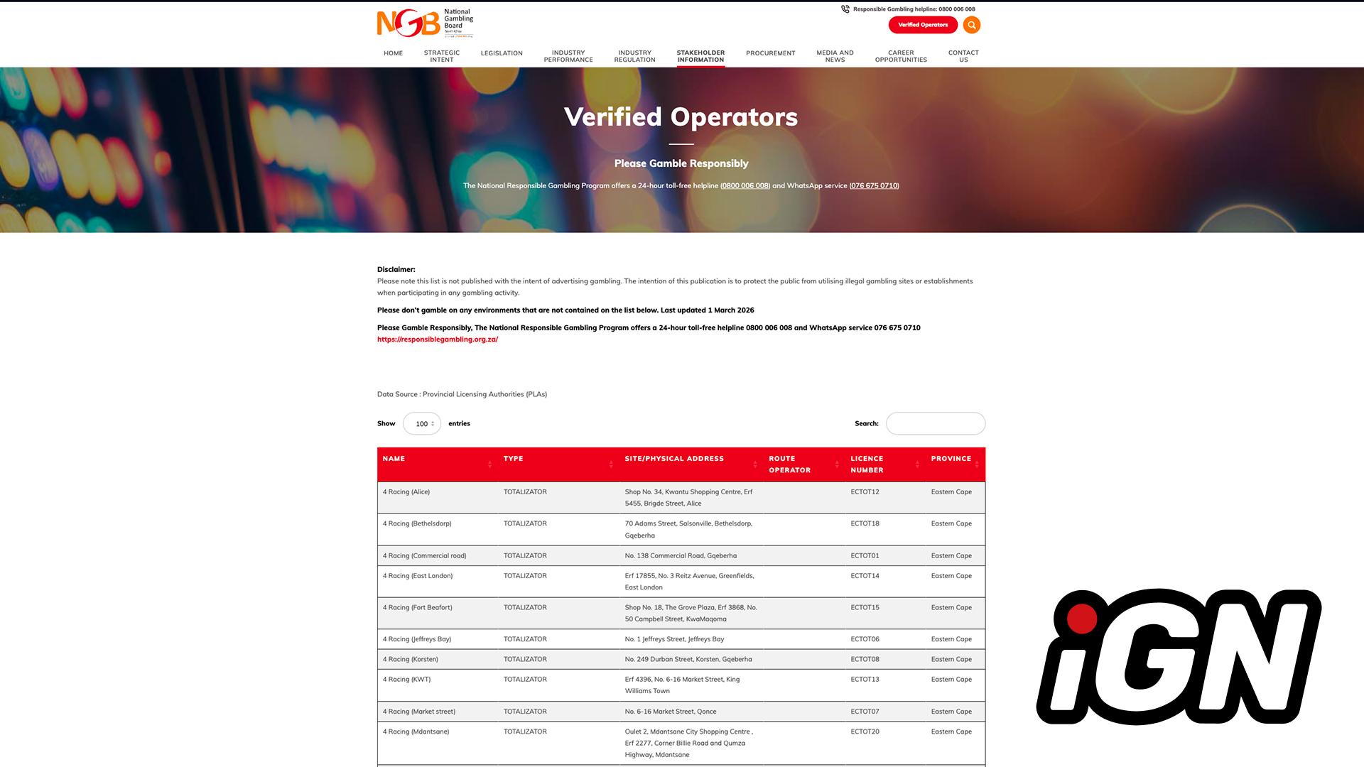 Южная Африка запустила портал для борьбы с нелегальным гемблингом