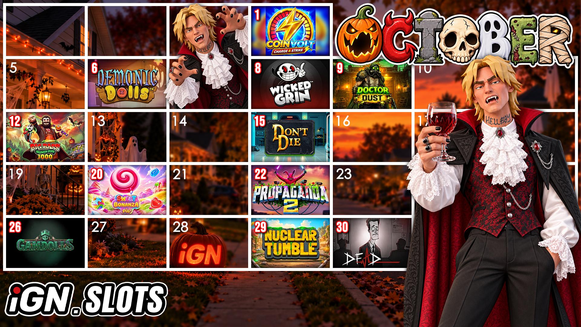 October Slot Releases Calendar by iGN.Slots