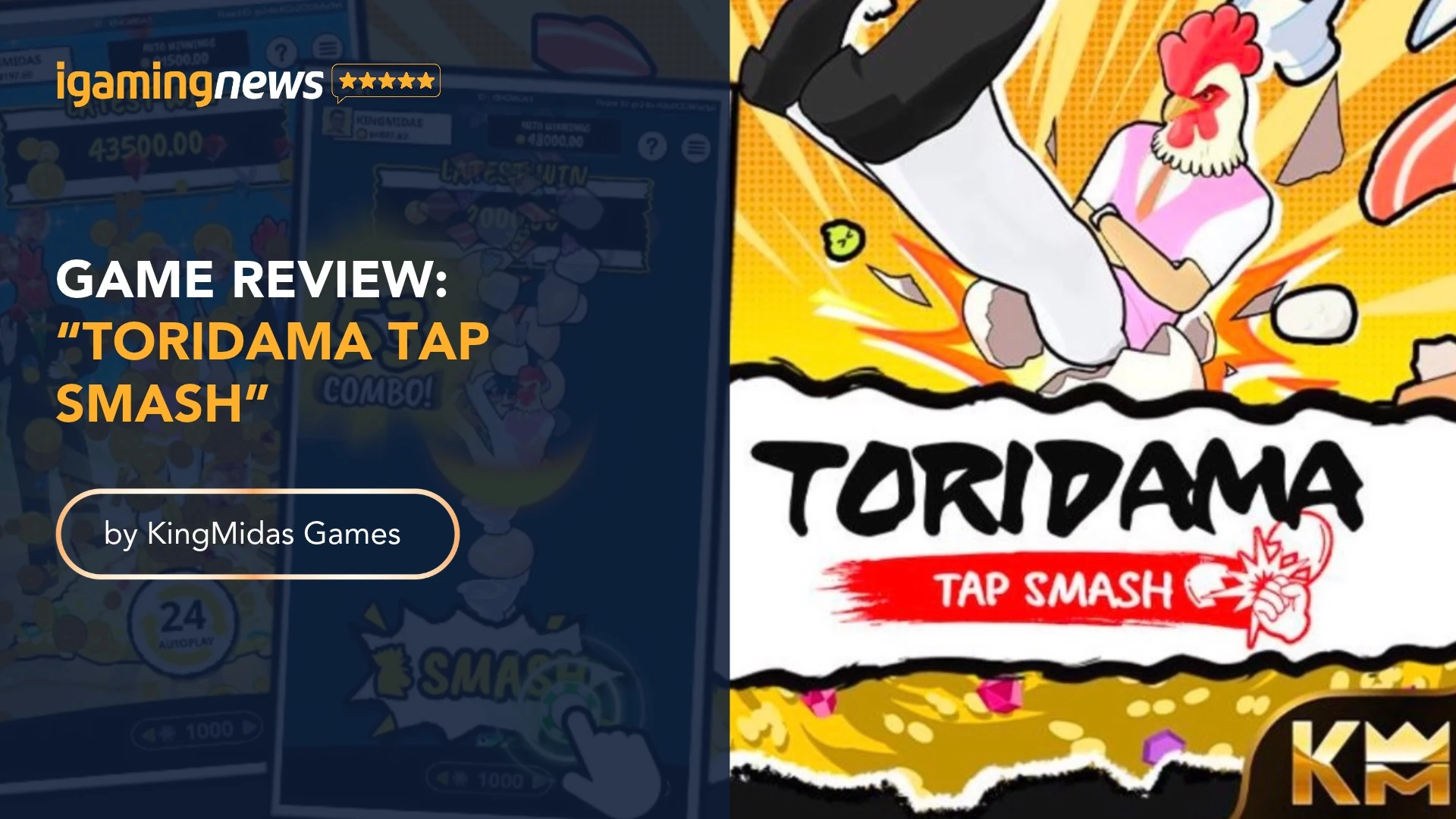 KingMidas Games, 9.999x Maksimum Ödüllü Toridama Tap Smash’i Yayınladı