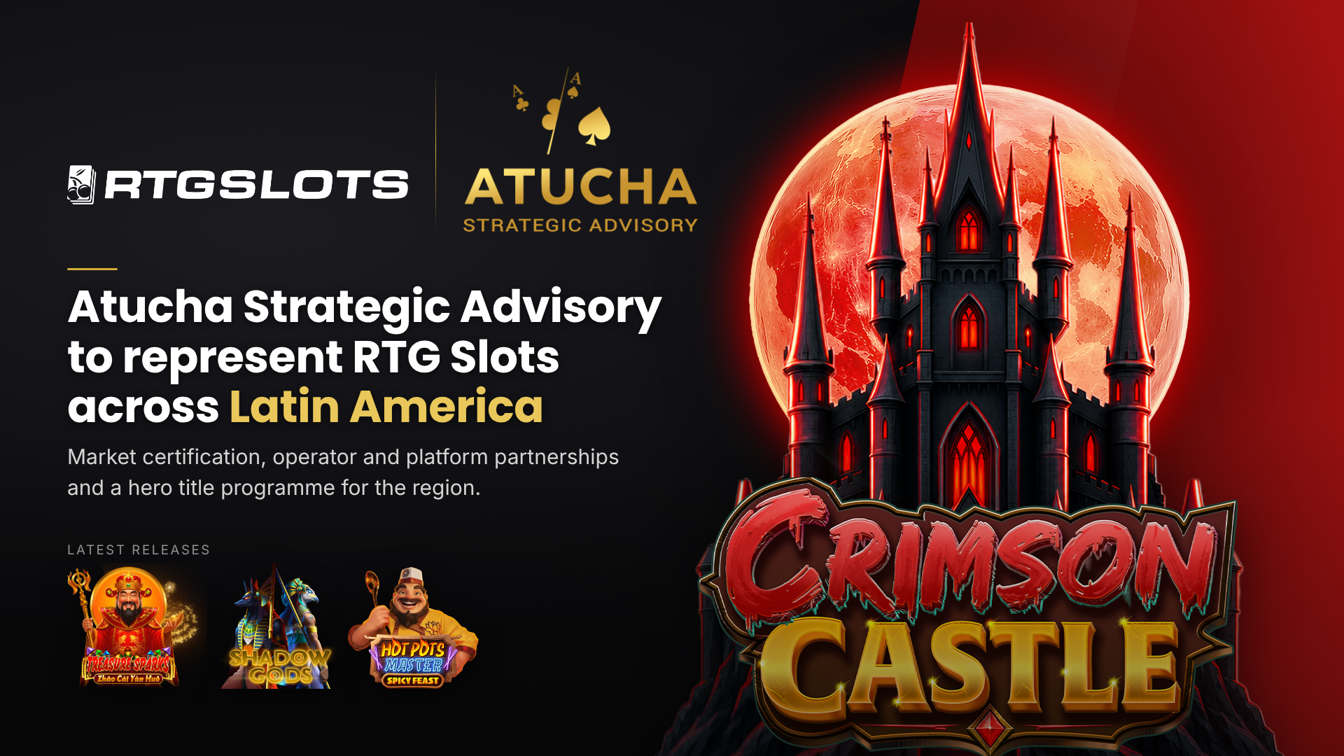 Atucha Strategic Advisory to Drive RTG Slots' Growth in Latin America