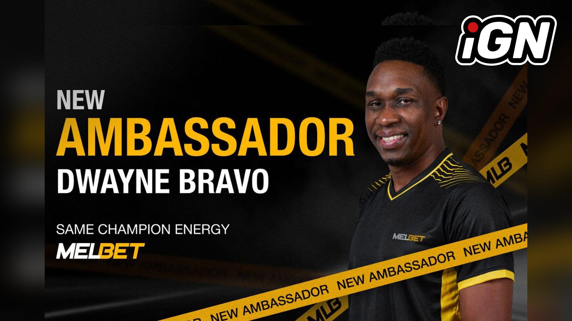 MelBet Partners подписали Двейна Браво в качестве амбассадора