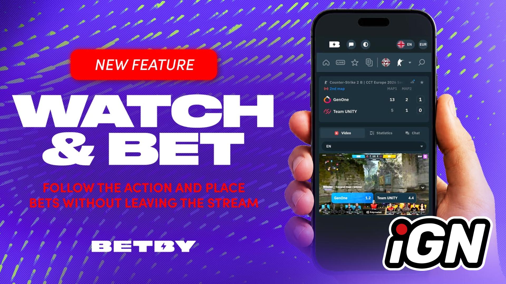 BETBY Launches Watch & Bet Feature for Enhanced Betting Experience