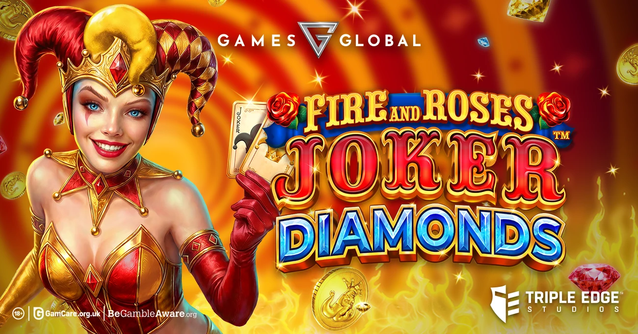 Games Global ve Triple Edge Studios, Fire and Roses Joker Diamonds Slotunu Yayına Aldı