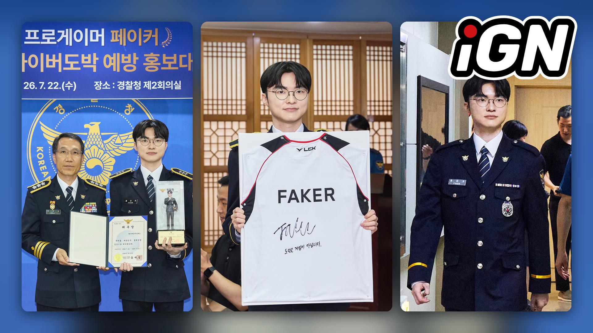 Faker Appointed Honorary Police Officer in Anti-Gambling Campaign