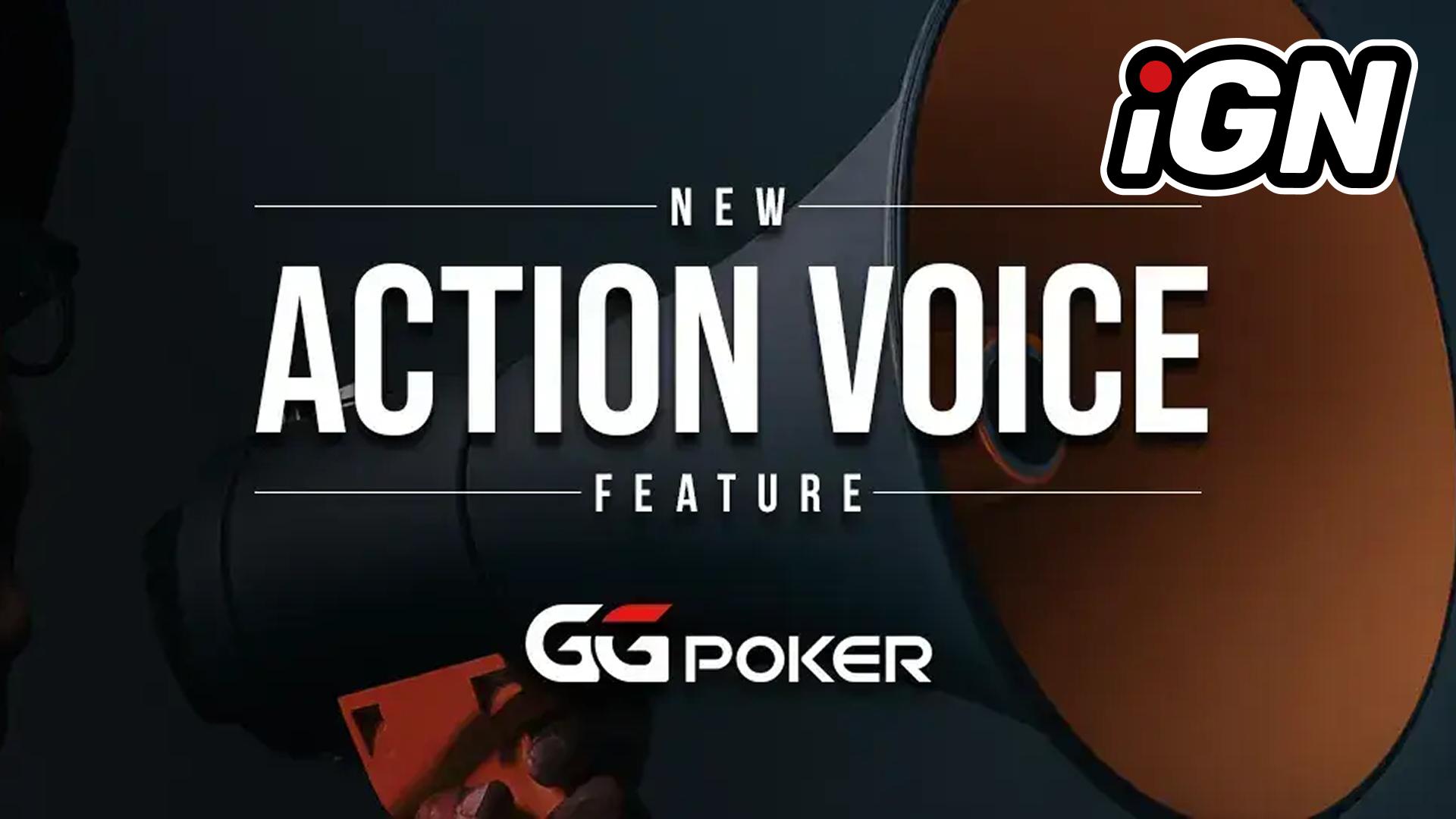 GGPoker Запустил Функцию Action Voice с Голосами Профессионалов