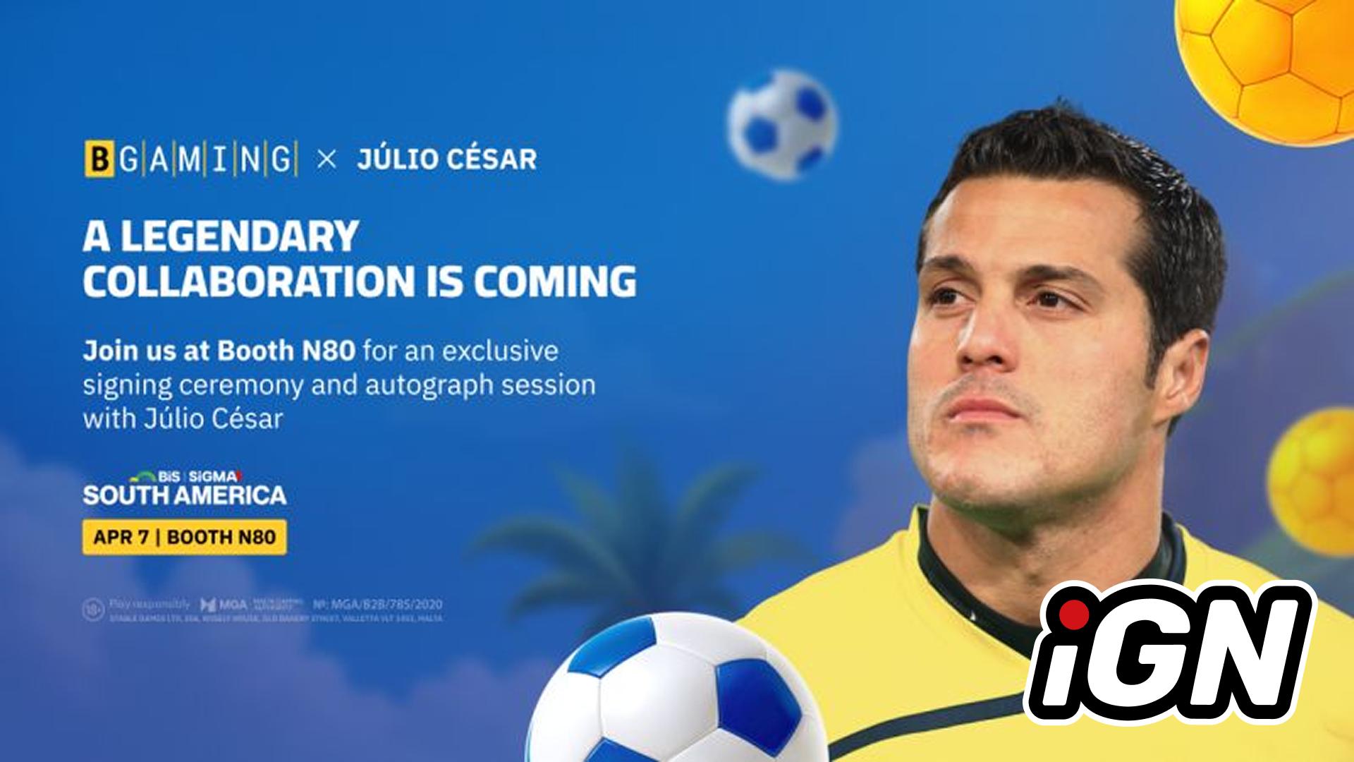 BGaming объявил о партнерстве с Жулио Сезаром
