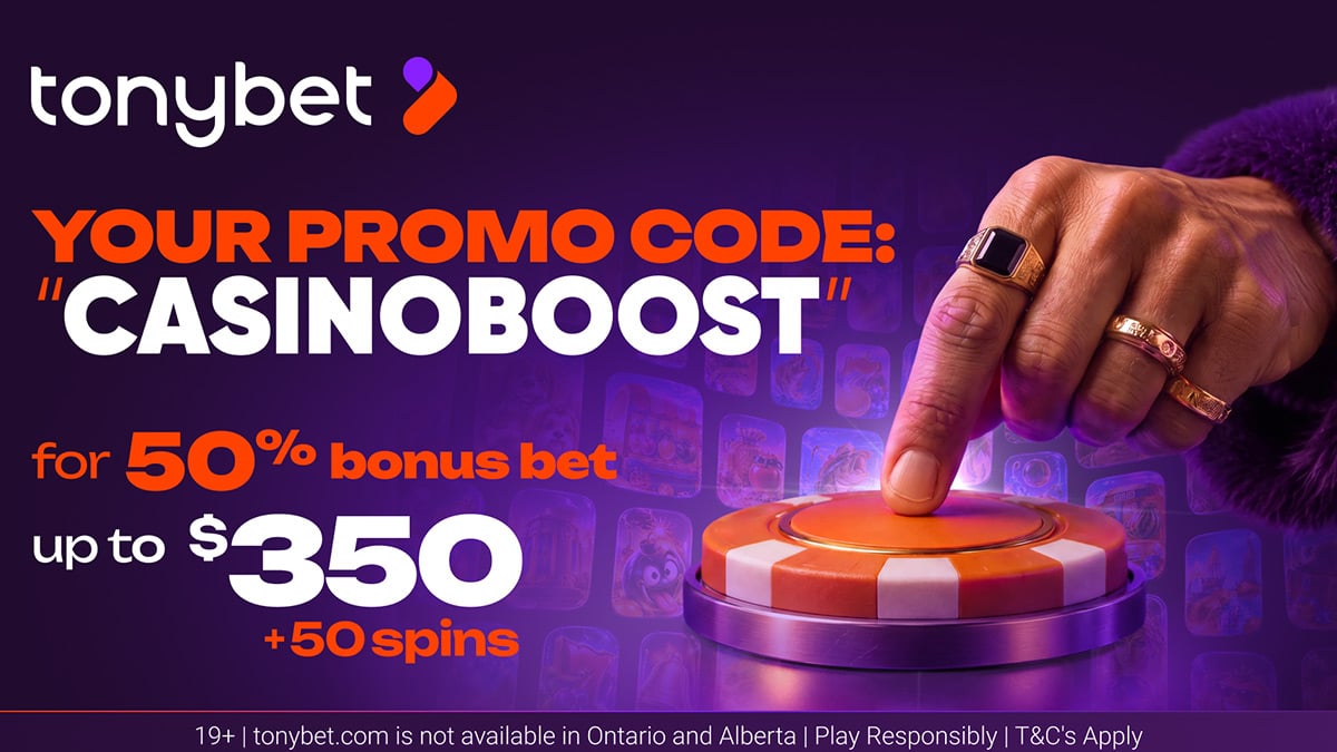 Tonybet, Kanadalı Oyuncular için Ekim Boost'u Duyurdu