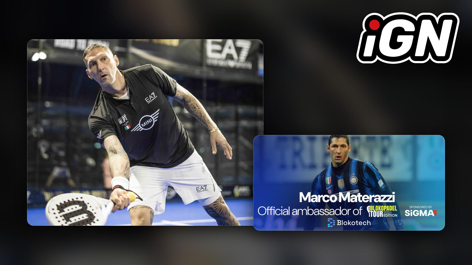 Marco Materazzi to Attend SiGMA World Conference in Rome