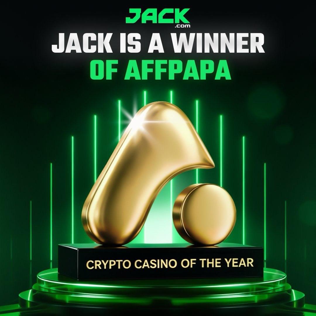 Jaсk.com Wins Crypto Casino of the Year at AffPapa Awards