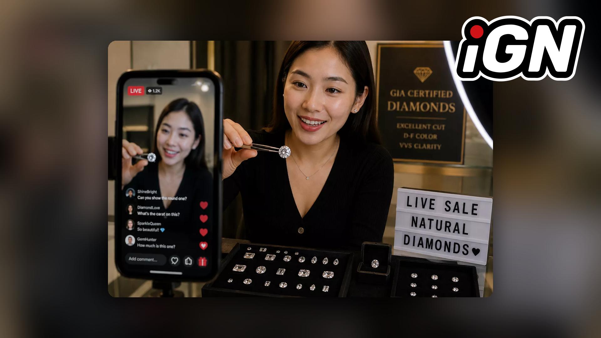 TikTok Shop's Live Diamond Auctions Spark Gambling Trends