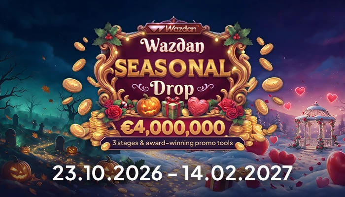 Wazdan Launches €4m Seasonal Drop Promotion Across Three Holidays