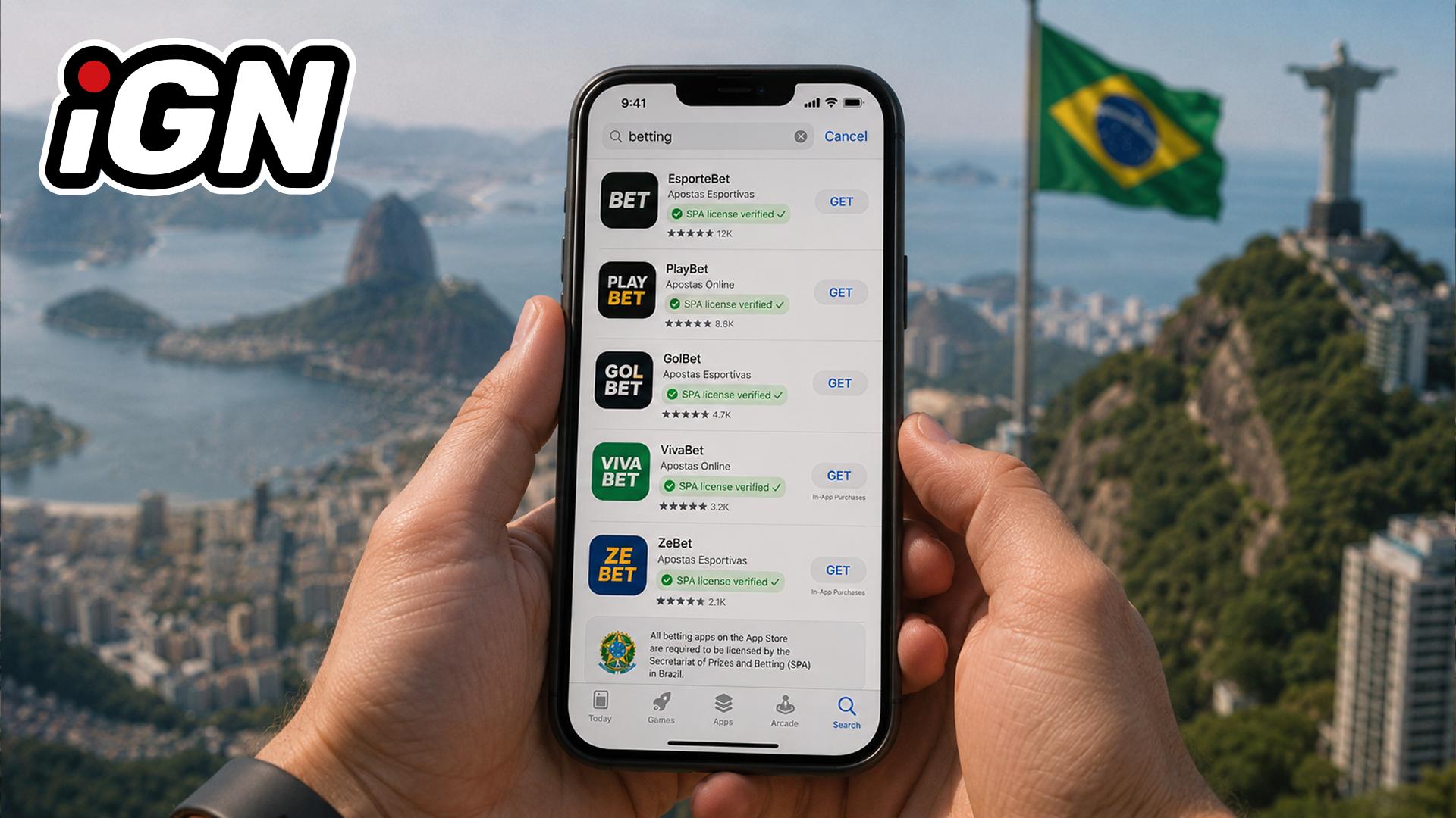 Brazil Approves Betting Apps in Local App Store