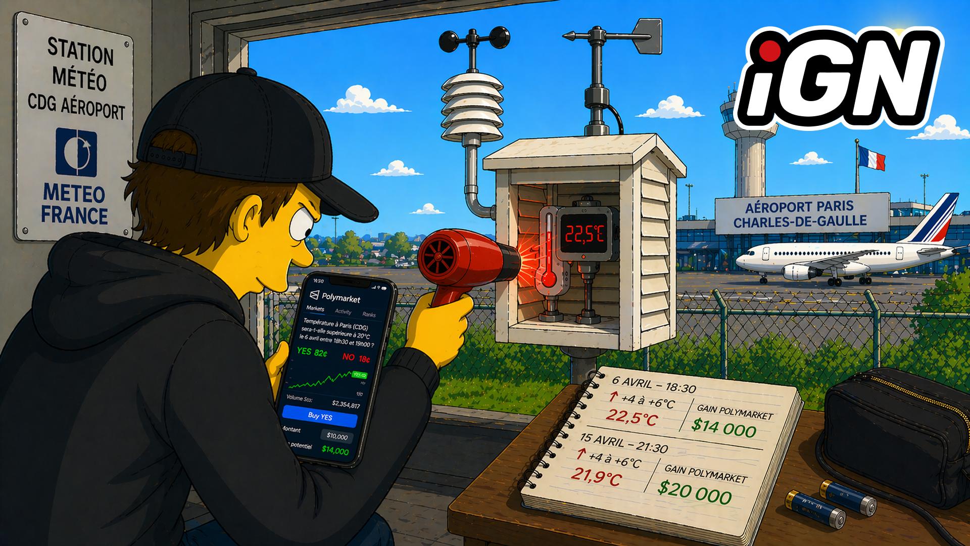 Манипуляция с метеостанцией в Париже для выигрыша в ставках