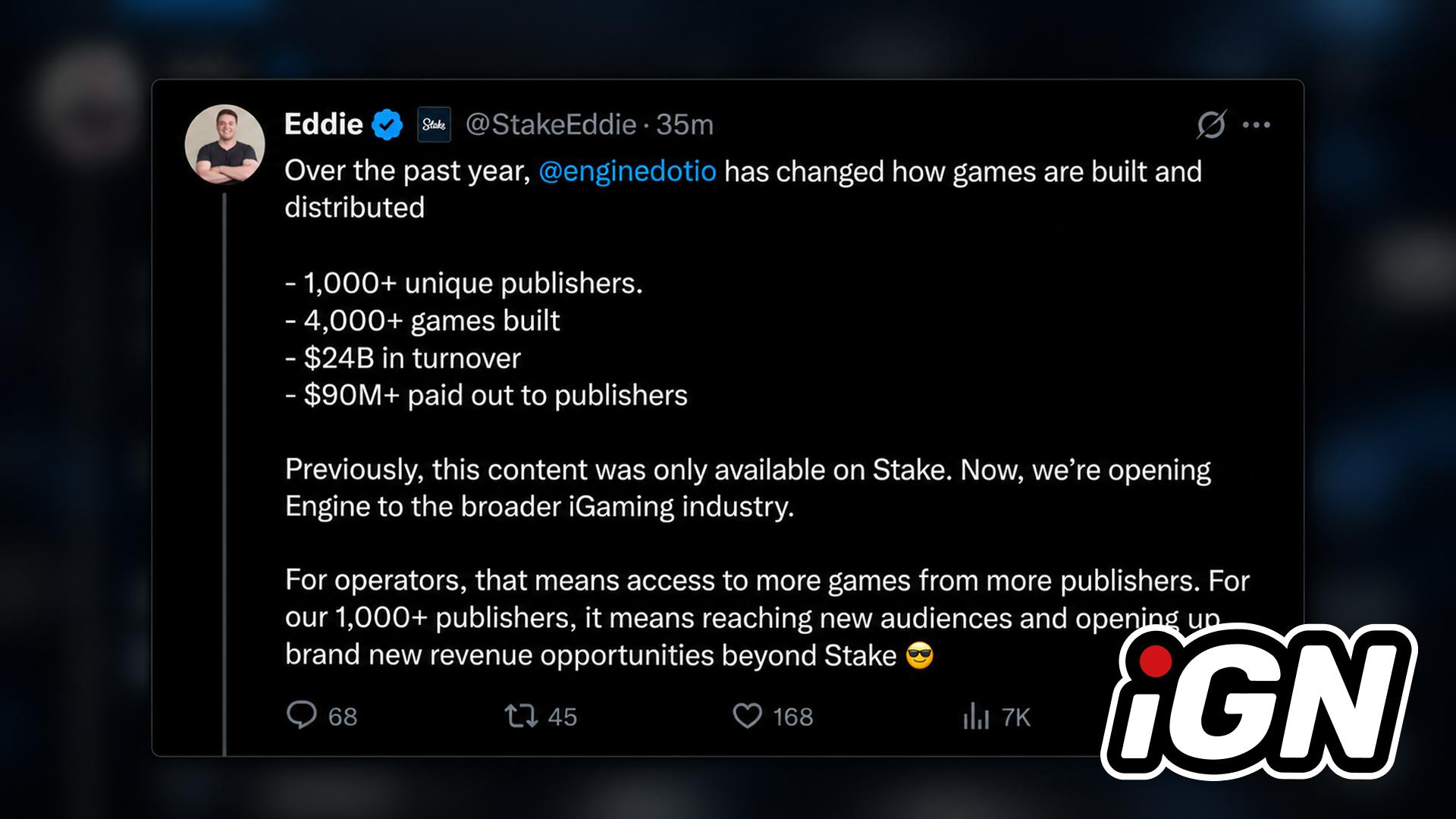 Stake Kurucu Ortağı Oyunların iGaming Operatörlerine Açılacağını Duyurdu