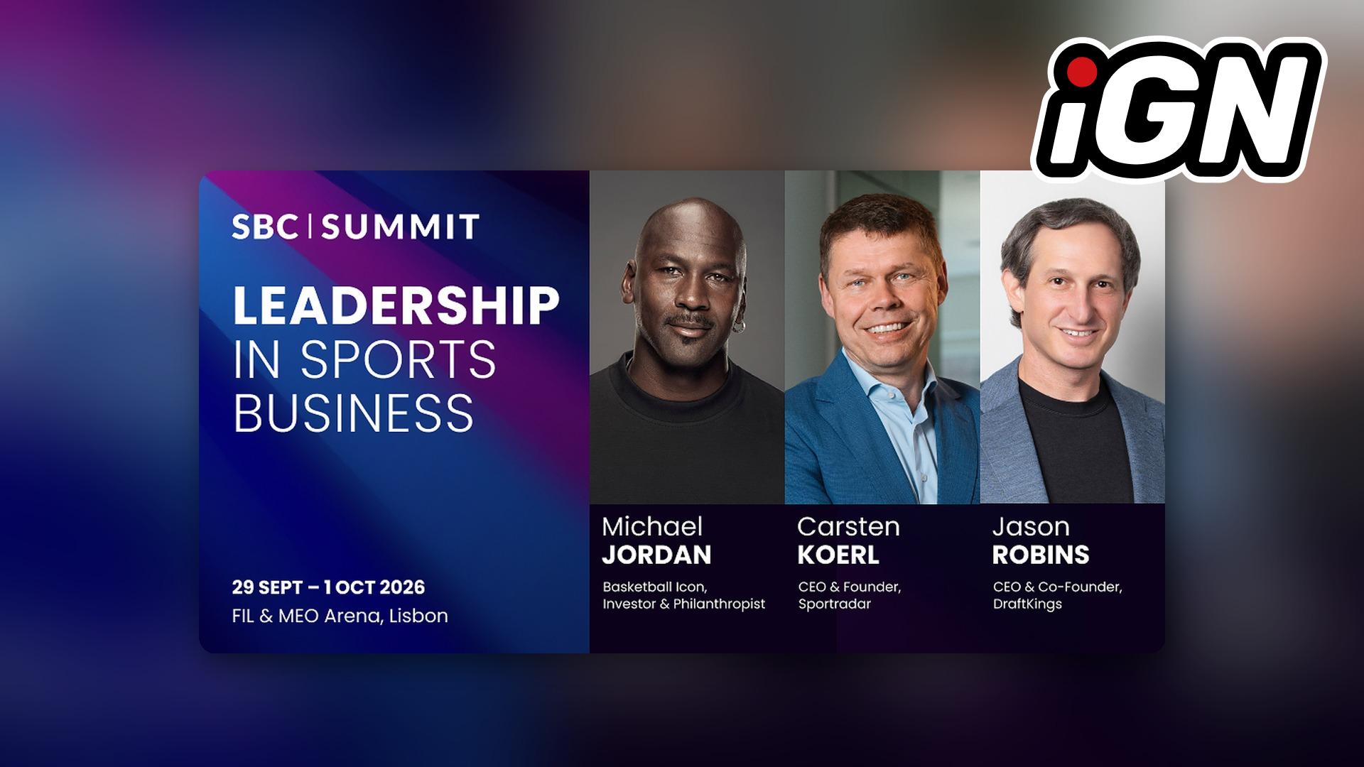 NBA Legend Michael Jordan to Speak at SBC Summit 2026