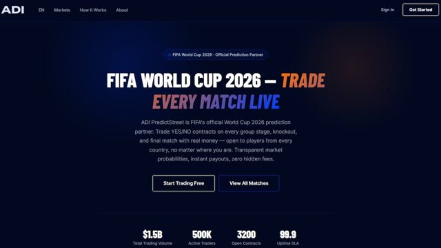 ADI Predictstreet Partners with FIFA for World Cup 2026 Launch