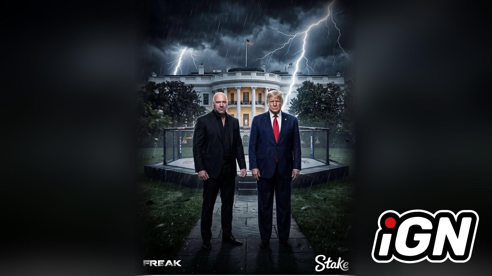 Трамп продвигает турнир UFC с логотипом нелицензированного казино