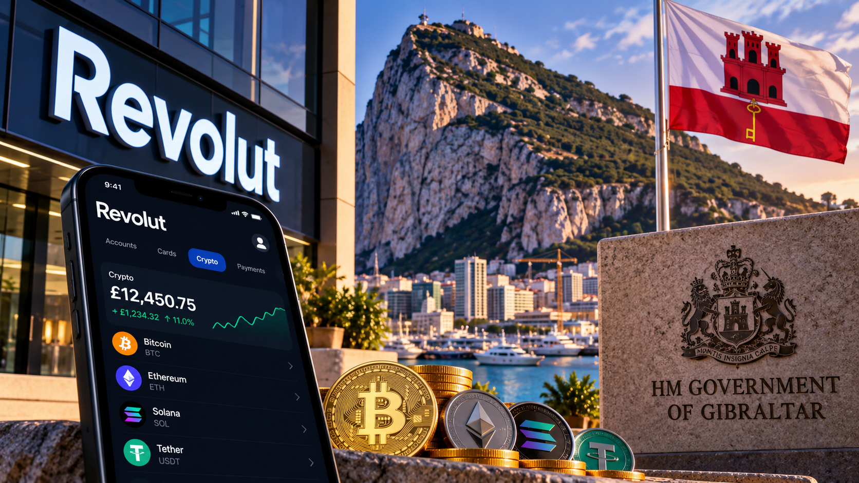 Gibraltar, Revolut'un Kripto Lisansını Onayladı: Bahis Sektöründe Baskılar Artıyor