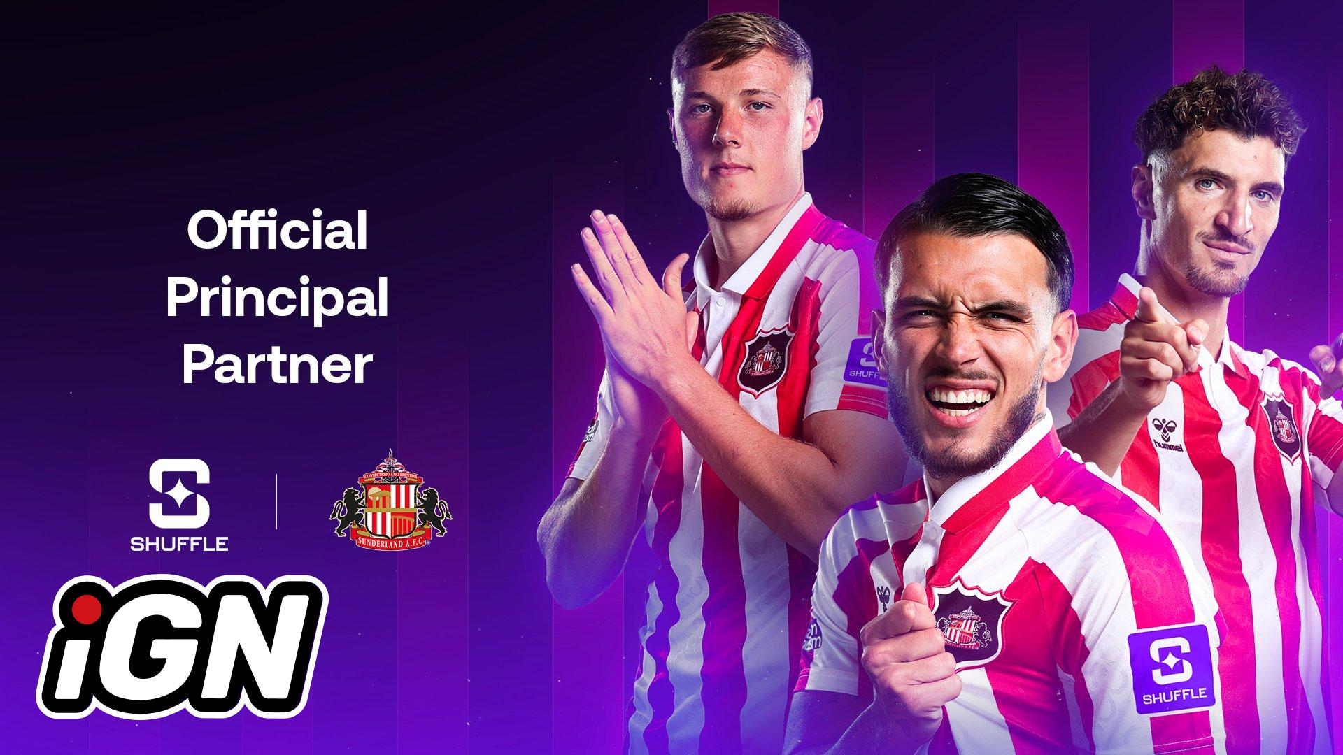 Shuffle Crypto Casino Partners with Sunderland FC in England