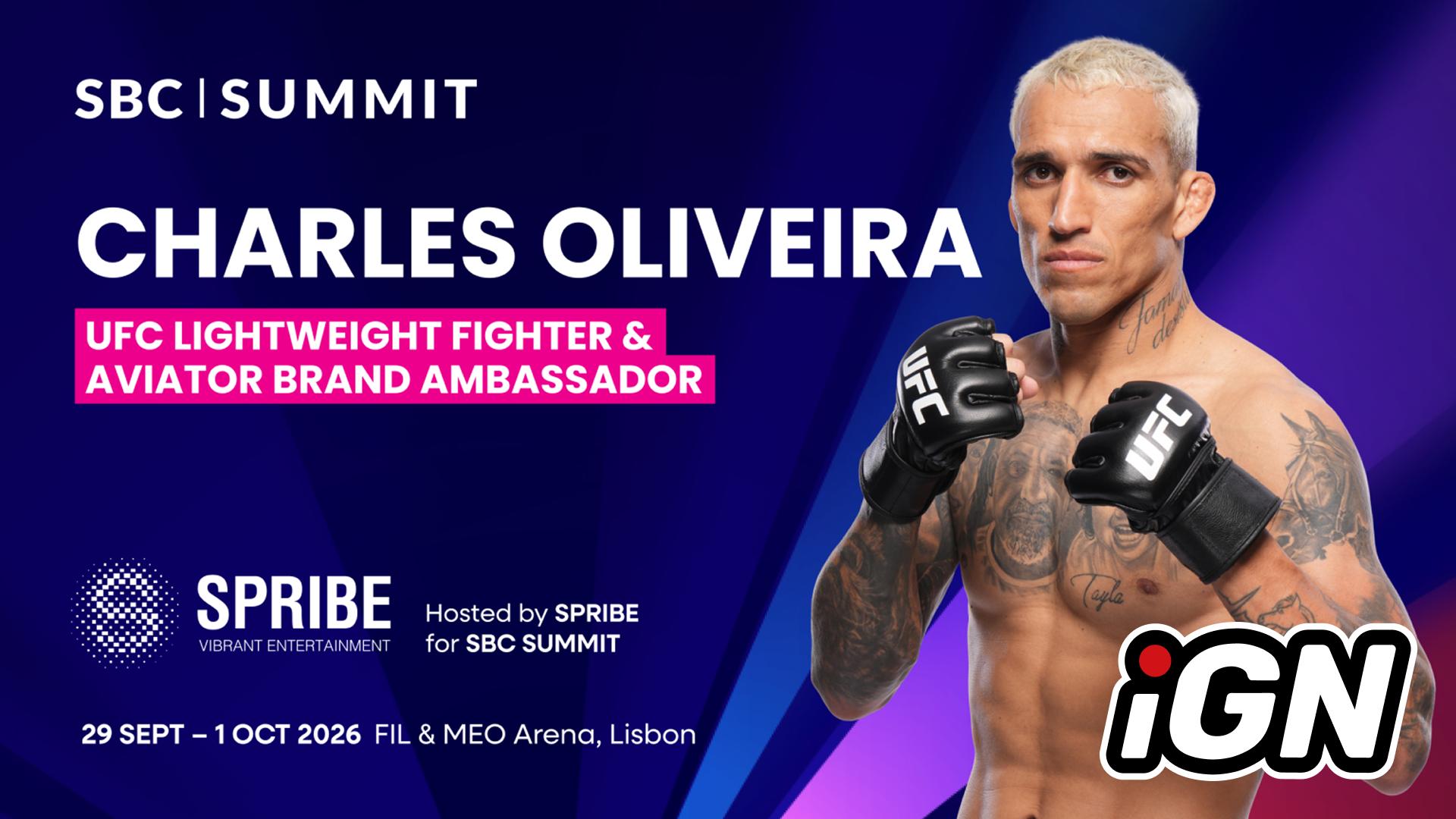 UFC Star Charles Oliveira to Speak at SBC Summit 2026